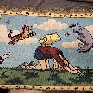 Vintage Winnie the Pooh blanket